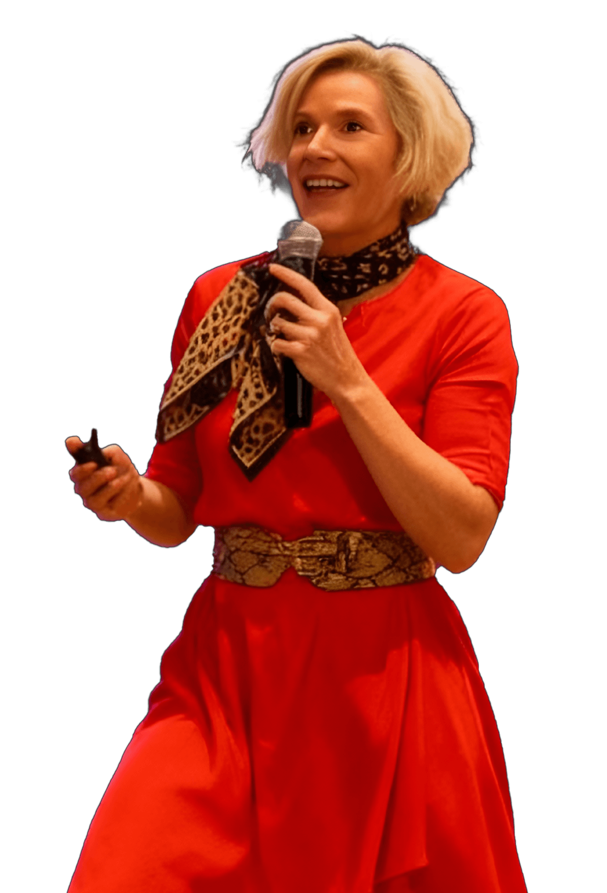 Dr. Ines O'Donovan on stage